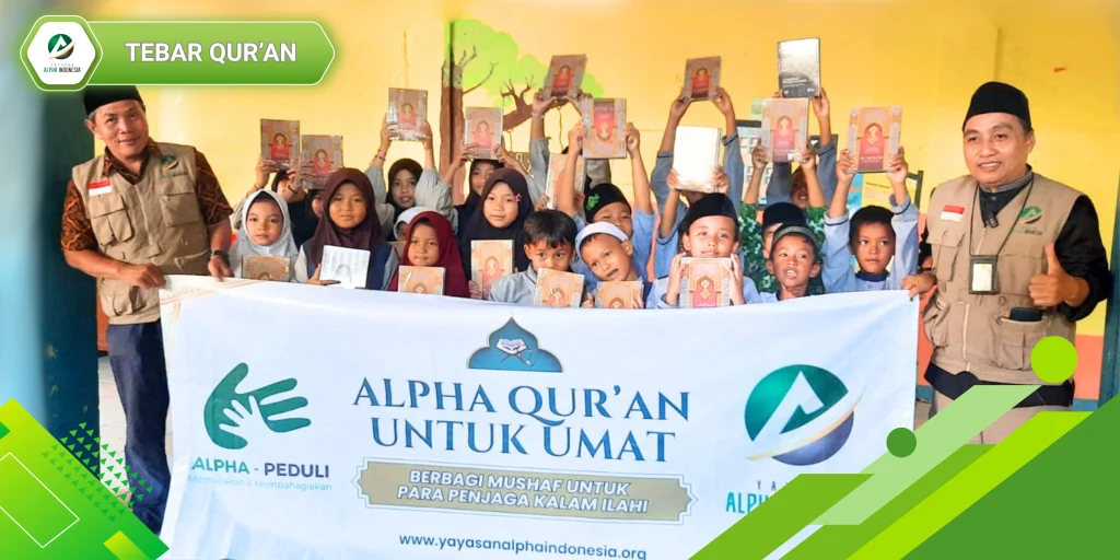 Program Tebar Al-Qur’an Yayasan Alpha Indonesia