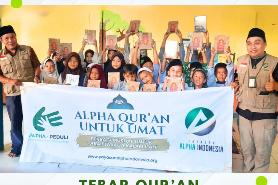 Program Tebar Al-Qur’an Yayasan Alpha Indonesia