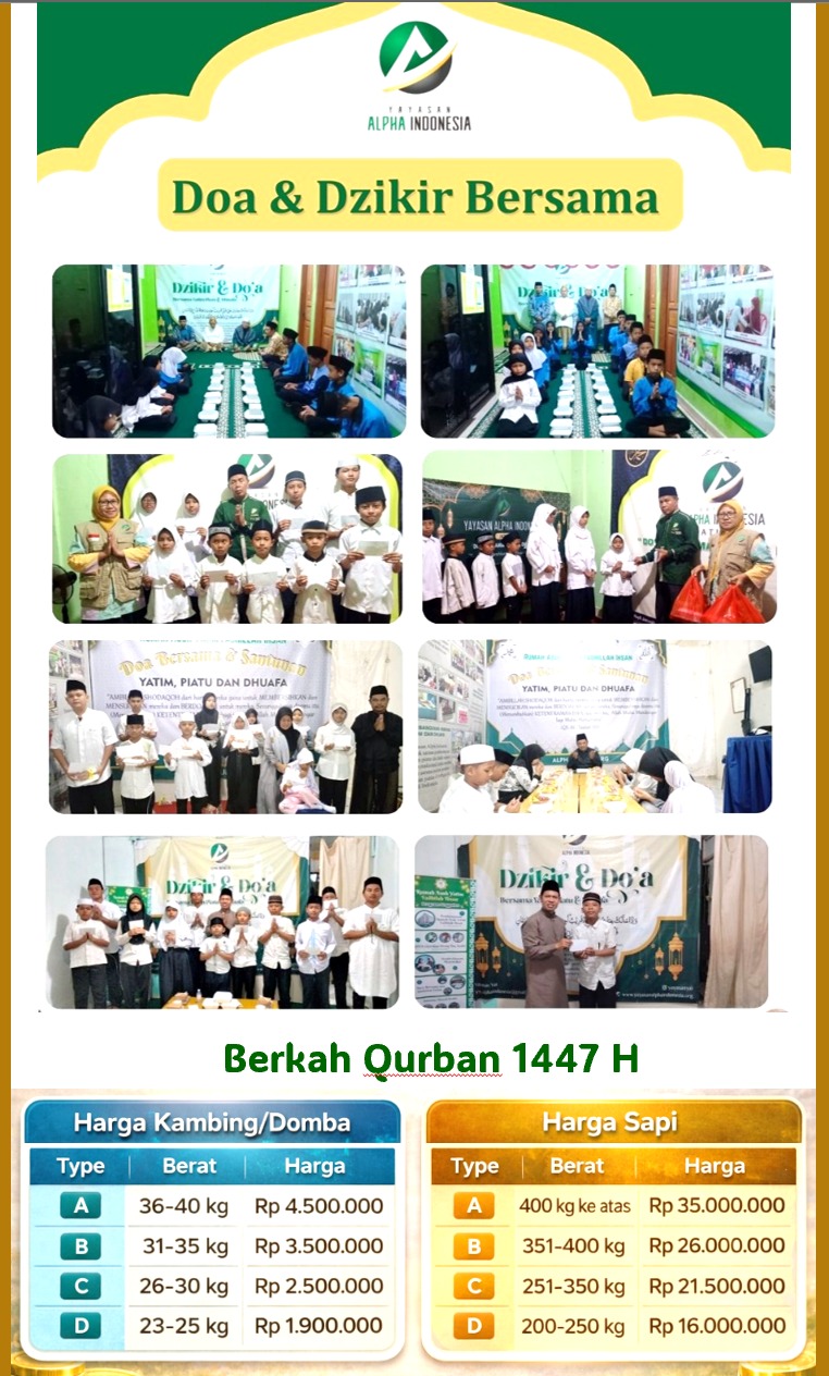 Hari Raya Kurban Idul Adha 2026 di Panti Yatim Yayasan Alpha Indonesia Banten