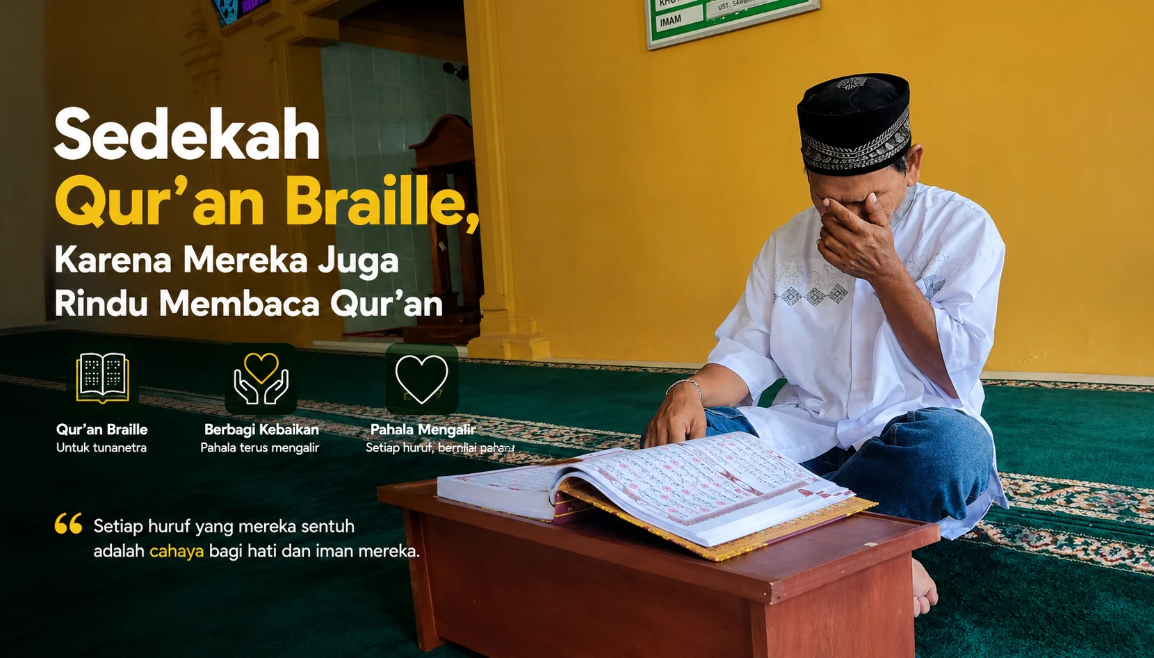 Tebar Al Qur’an ke Pelosok Negeri Pahala Ayah Bunda Mengalir