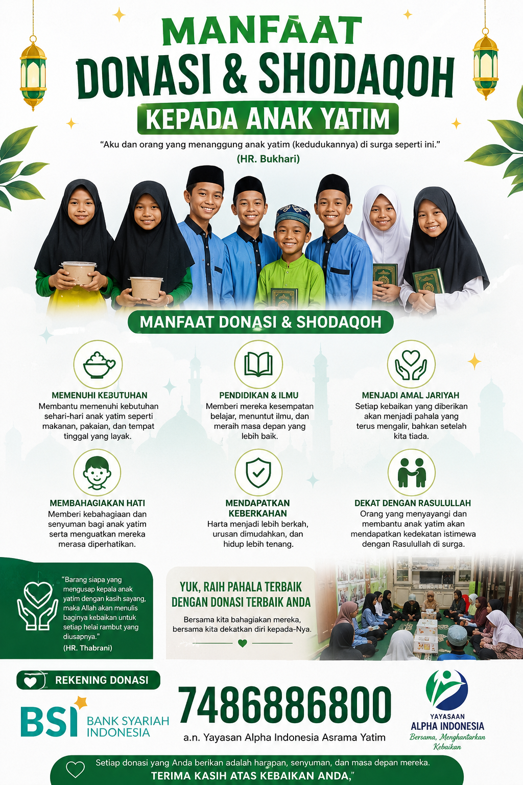 Panti Asuhan Yatim Yayasan Alpha Indonesia