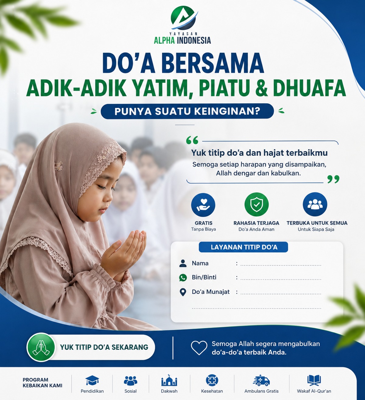 Panti Asuhan Yatim Asrama Yatim Yayasan Anak Yatim