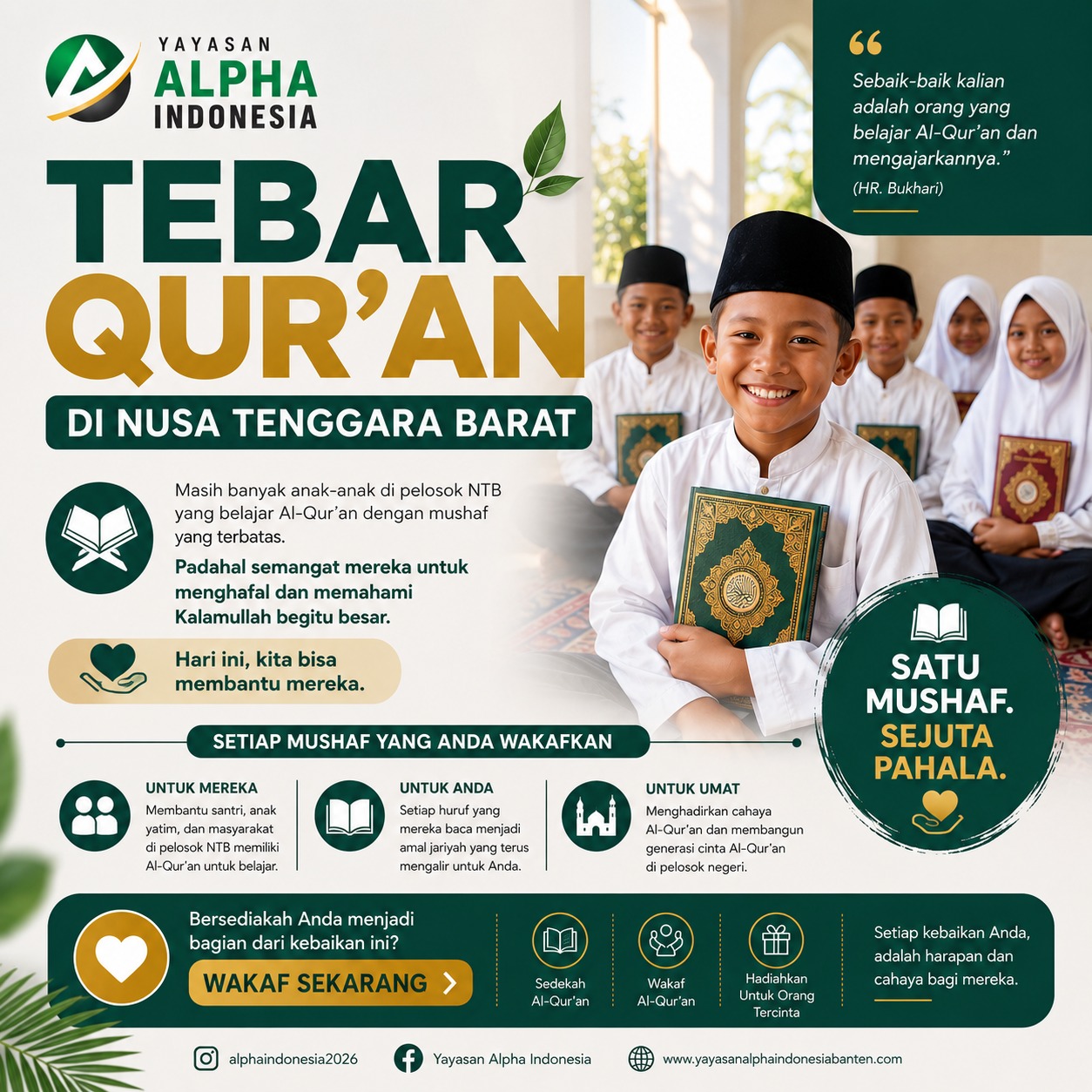 Rekomendasi Panti Asuhan Yatim Yang Dekat Tangerang atau Banten