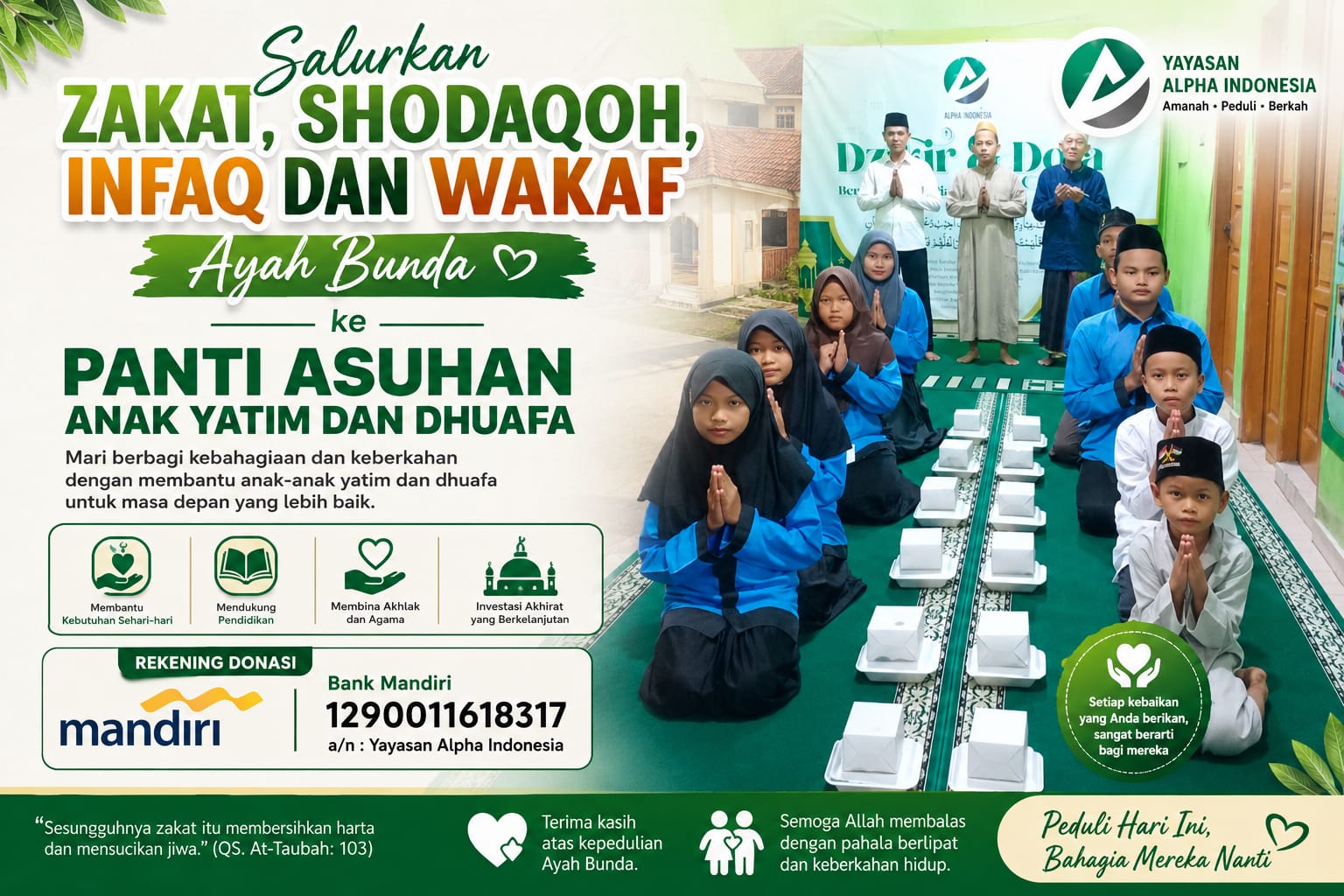 Panti Asuhan Yang Membutuhkan Bantuan dan Perhatian Yang Mengasuh Anak Yatim