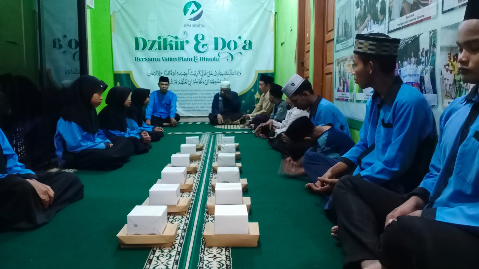 Jum’at Berkah di Yayasan Alpha Indonesia