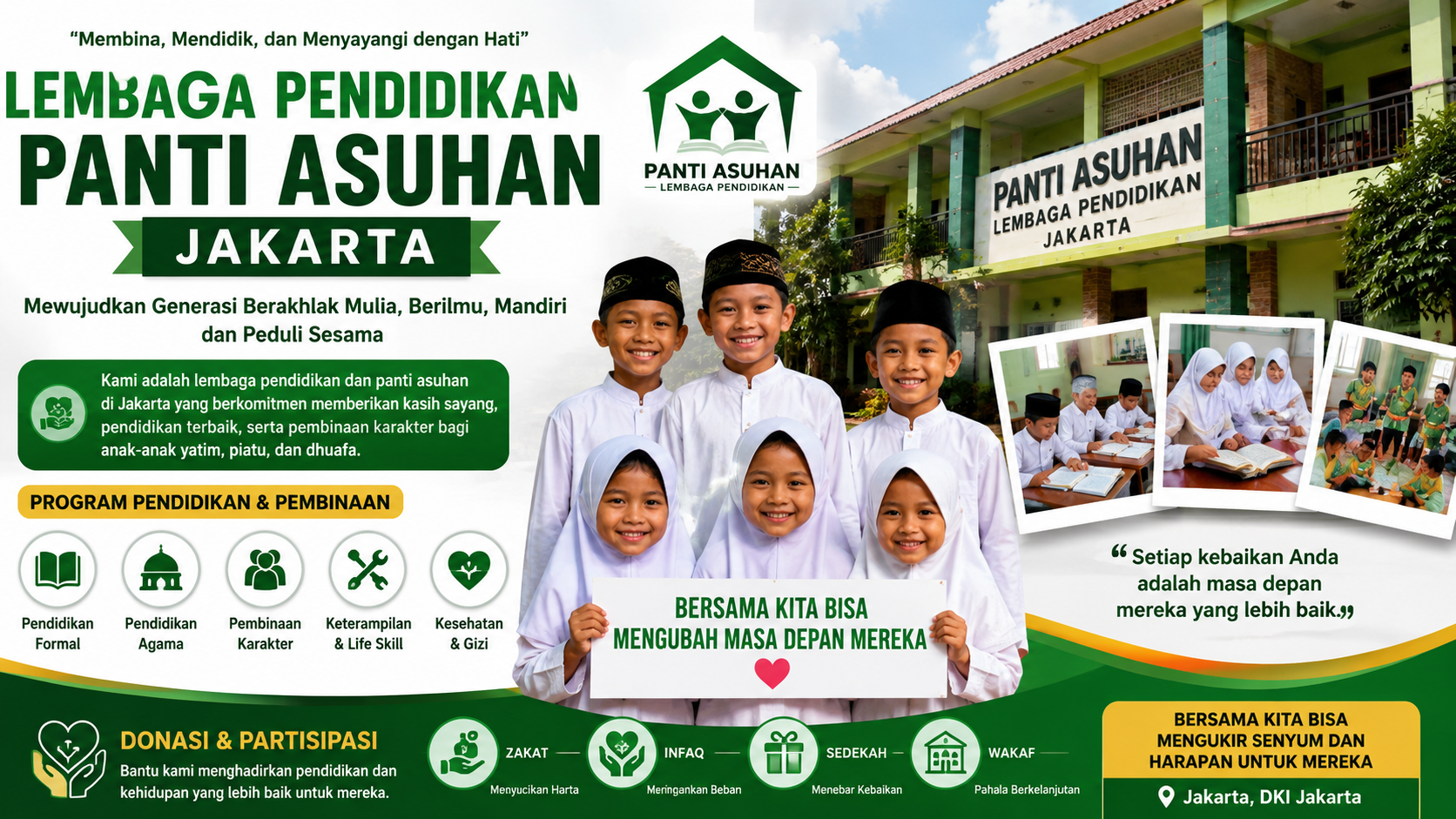 Lembaga Pendidikan Panti Asuhan di Jakarta